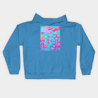 Clairvoyance - Colorful Surreal Painting Kids Hoodie